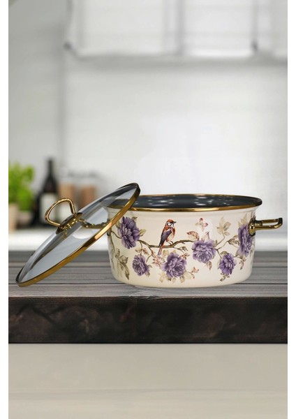 Renkli Emaye Kızartma Tenceresi 22 Cm, Şık ve Kullanışlı Mutfak Gereci modelleri