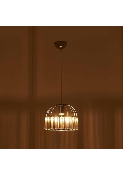 Şık Krom Tekli Taşlı Avize, Modern ve Zarif Aydınlatma Seçeneği fiyatları