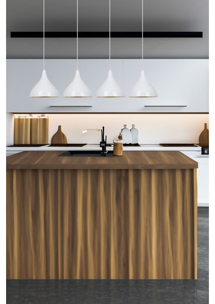 Dörtlü Uzun Beyaz Sarkıt Avize, Şık ve Modern Aydınlatma Parçası fiyatları