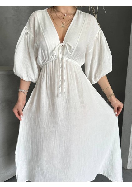 Pamuk Müslın Pamuk Kal Lastikli Elbise fiyatları