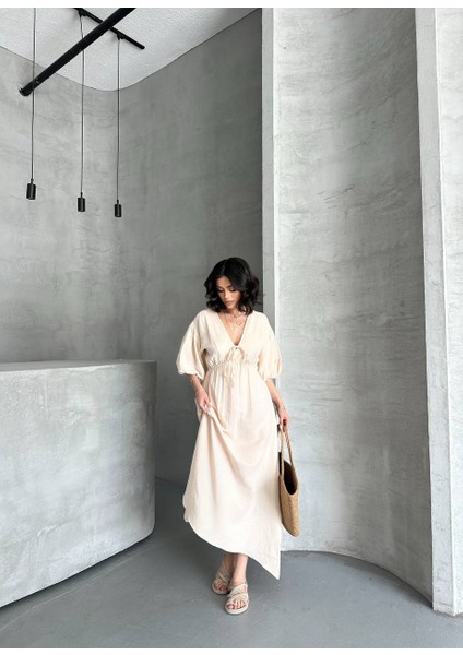 Pamuk Müslın Pamuk Kal Lastikli Elbise modelleri