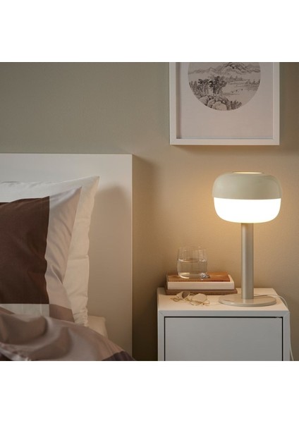 Şık Bej 36 cm Masa ve Gece Lambası Abajur, Modern Dekorasyon Için Harika Seçim fırsatları