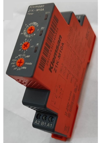Z1K-M10A ,ray/dın 12V..220VAC/DC KONTAK-1A1K Multi Zaman Röle