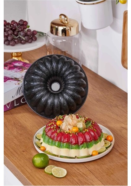 Döküm Granit 3'lü Kek Kalıbı Seti, Şık ve Dayanıklı Mutfak Aksesuarı fırsatları