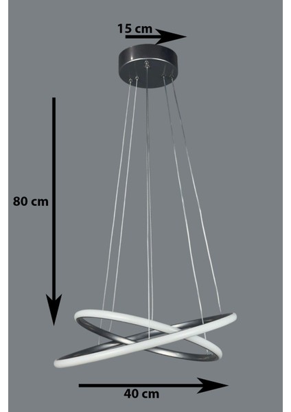 Modern Gri Renkli Şık Avize, Yaşam Alanlarınızı Aydınlatır. fiyatları