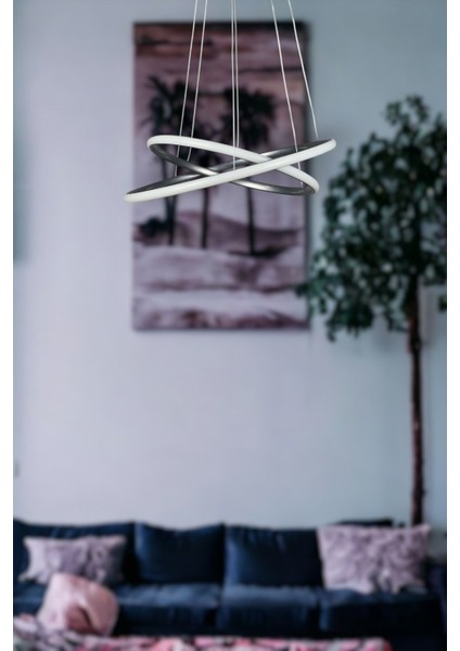 Modern Gri Renkli Şık Avize, Yaşam Alanlarınızı Aydınlatır. fırsatları