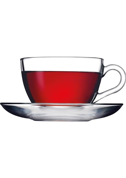 6'lı Büyük Fincan Takımı, Çay ve Kahve, 238 Ml, 12 Parça, 6 Kişilik