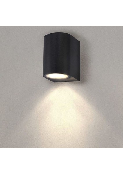 7W Beyaz LED Aplik, Iç ve Dış Mekan Dekoratif Işık, Siyah Renk fiyatları