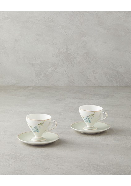 Açık Yeşil Kahve Fincanı, 80 Ml, Şık ve Kullanışlı Tasarım