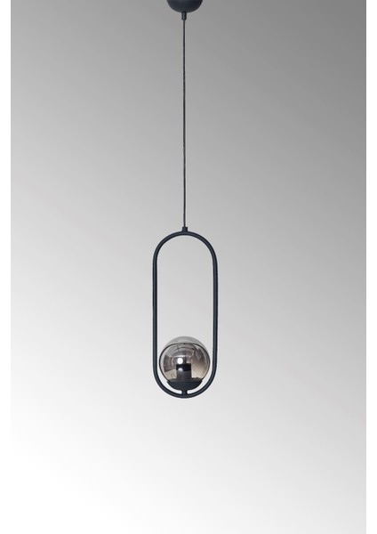 Antrasit Metal ve Füme Camlı Şık Sarkıt Avize modelleri