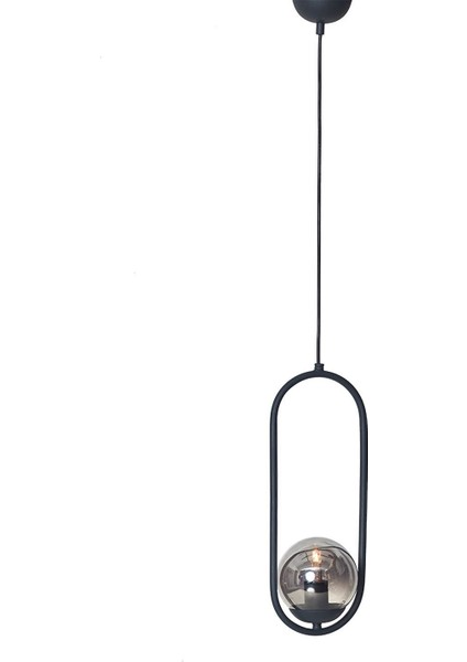 Antrasit Metal ve Füme Camlı Şık Sarkıt Avize fırsatları