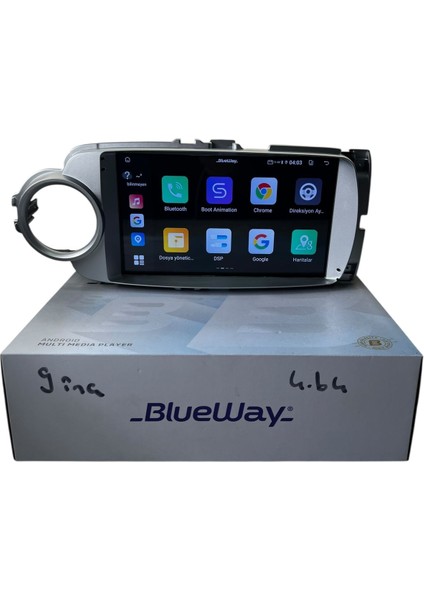 Toyota Yaris 2012-2019 Blueway 4-64 Profesyonel Oem Multimedia modelleri