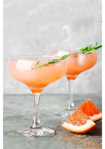 6'lı Cam Sunumluk, Ayaklı, Beyaz, Şık ve Pratik Sunum Çözümü