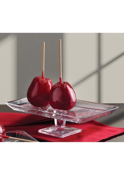 Gri Ayaklı Dikdörtgen Servis Tabağı, Şık ve Kullanışlı Mutfak Aksesuarı