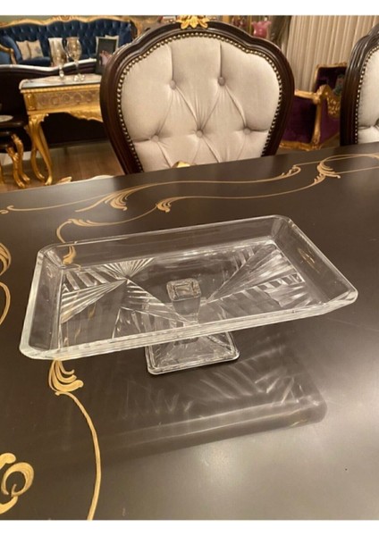 Gri Ayaklı Dikdörtgen Servis Tabağı, Şık ve Kullanışlı Mutfak Aksesuarı fırsatları