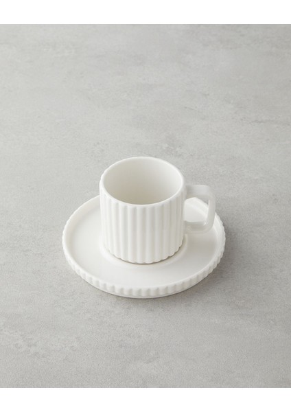 Yeşil Porselen 4 Parça Kahve Fincan Takımı 90 ml 2 Kişilik modelleri