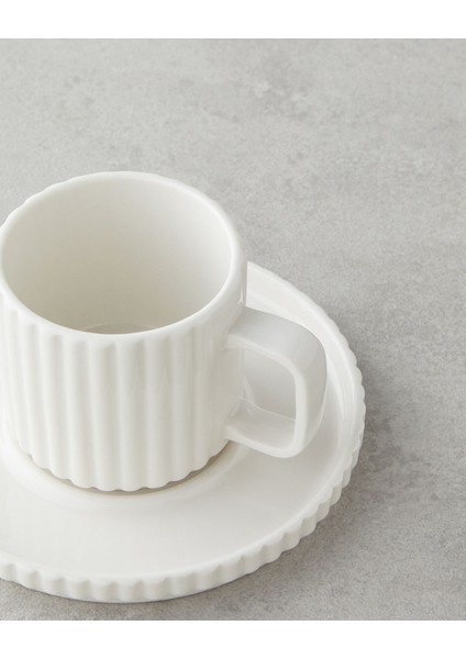 Yeşil Porselen 4 Parça Kahve Fincan Takımı 90 ml 2 Kişilik fırsatları