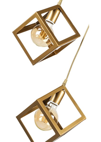 Şık Eskitme Küp Avize, 2'li Set, Modern Dekorasyon Için Ideal Seçim fırsatları