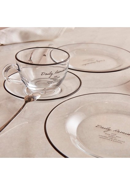 Siyah 4'lü 19 cm Pasta Tabağı Seti, Şık ve Kullanışlı Günlük Kullanım Için Ideal fiyatları