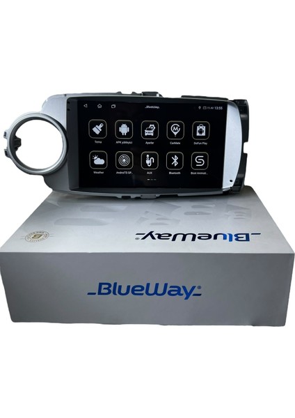 Toyota Yaris 2012-2019 Blueway 8-128 Tam Profesyonel Oem Multimedia fiyatları