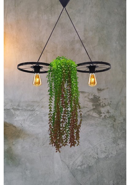 Şık Metal Sarkıt Avize, Rustik Tasarım, Ofis ve Balkon Dekoru Için Uygun. modelleri