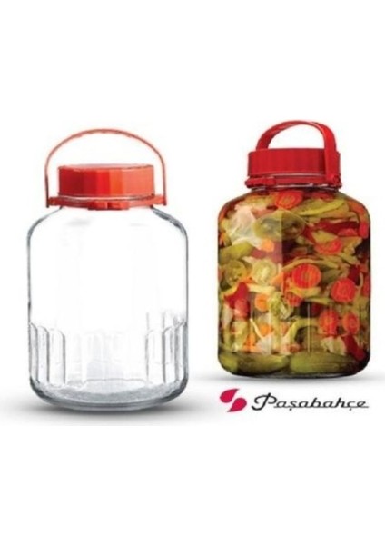 8 Lt Kırmızı Kapaklı Kavanoz, Saklama ve Dekorasyon Için Şık Seçenek modelleri