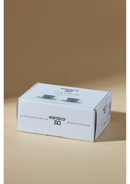 Şık 2 Kişilik Siyah Kahve Fincanı Seti 80 Ml, Zarif Tasarım