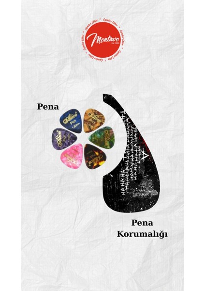 6'lı Gitar Penası + Pena Korumalığı Set fiyatları