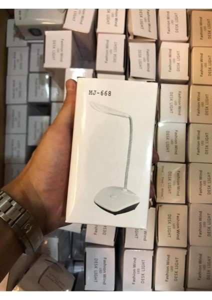 Renkli Mini LED Masa Lambası, Pilli Kitap Okuma Işığı, Şık ve Hafif Tasarım
