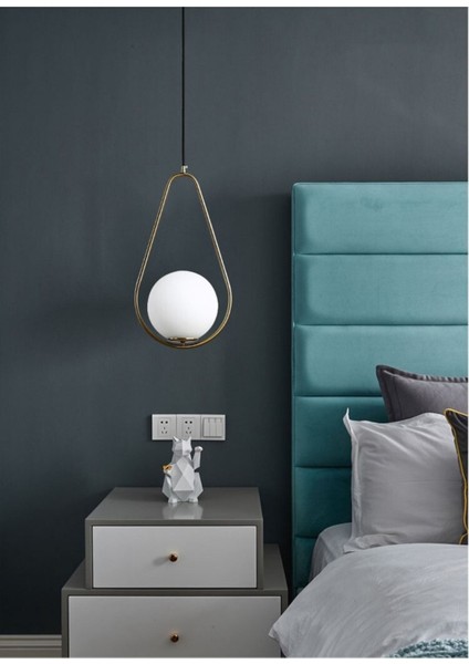 Modern Eskitme Beyaz Camlı Sarkıt Avize, Şık ve Renkli Aydınlatma Parçası modelleri