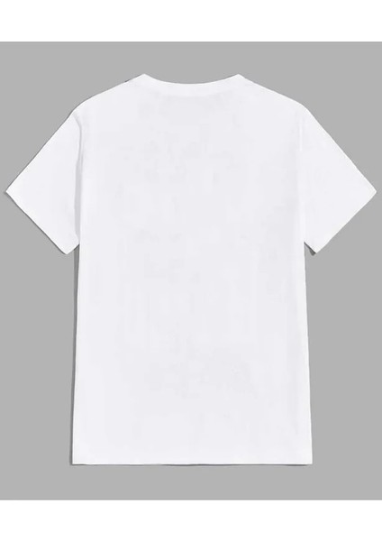 Nar Baskılı Beyaz Oversize Unisex Tshirt fiyatları