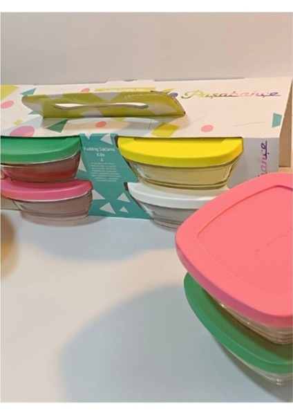 12'li Silikon Kapaklı Cam Saklama Kabı Seti, Pratik ve Şık Kahvaltılık Kaplar fiyatları