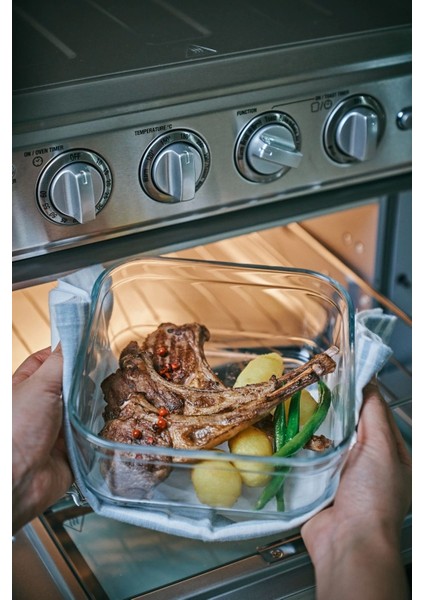 Şeffaf Cam Saklama Kabı 1600ML, Dayanıklı ve Kullanışlı Mutfak Gereci indirimleri