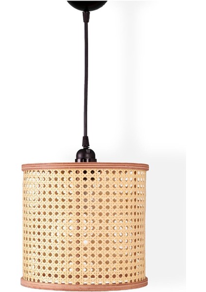 Istanbul Serisi Riva Hazeran Ahşap Sarkıt Avize 22CM Kahverengi Şık Aydınlatma fırsatları