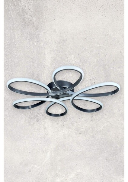 Gri Renkli Modern Yatak Odası, Salon ve Mutfak Için Şık Aydınlatma Seti modelleri