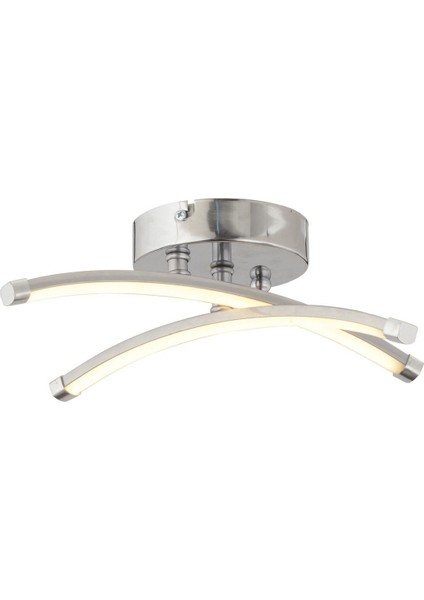 Modern 2'li Krom Plafonyer, 15W 3 Renk Led, Mutfak, Banyo, Salon Için Şık Aydınlatma modelleri