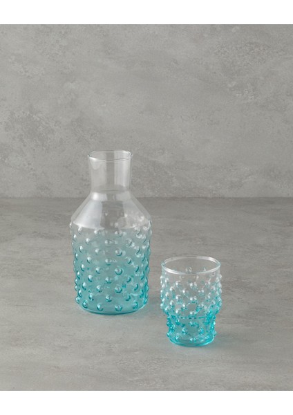 Mavi 1150 ml Cam Başucu Sürahi, Şık ve Kullanışlı Tasarım fiyatları