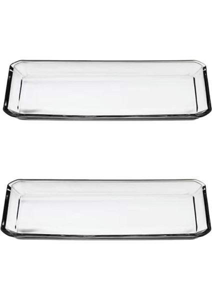 2'li Gümüş Sunum Tabağı Seti, Zarif ve Şık Ev ve Davetler Için