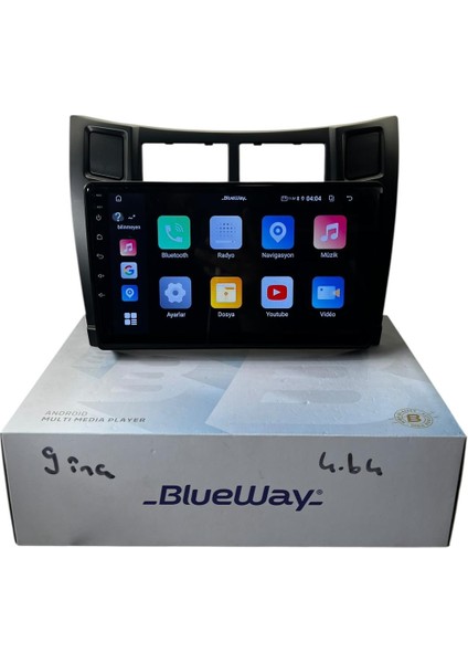 Toyota Yaris 2005-2009 Blueway 4-64 Profesyonel Oem Multimedia