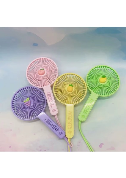 Avuç Içi Taşınabilir Şarjlı Vantilatör Mini El Fanı YS-2289 Yeşil fırsatları