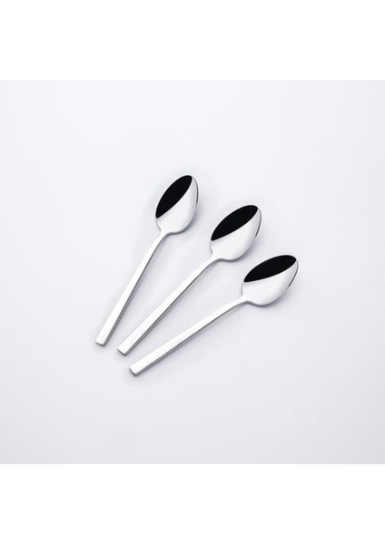 6'lı Metalik Çay Kaşık Seti, Şık ve Dayanıklı Tasarım