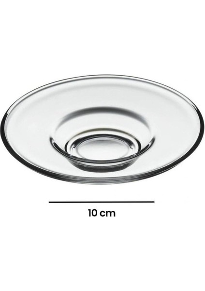 Turuncu 6'lı Çay Tabağı Seti, Şık ve Kullanışlı, Evinizin Güzelliğine Renk Katacak modelleri