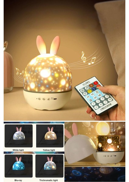 Müzikli, Şarjlı ve Kumandalı Projeksiyon Cihazı, Yeni Nesil Galaksi Temasıyla.