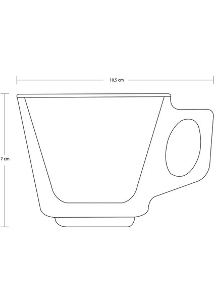 Turuncu 12 Parça Kulplu Cam Çay Seti, 6 Kişilik Fincanlar modelleri