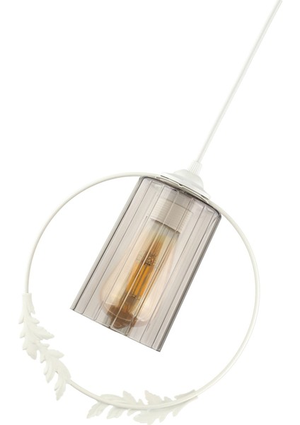 Beyaz ve Füme Renkli Akrilik Tekli Avize Seti, Şık ve Modern Aydınlatma Seçeneği modelleri