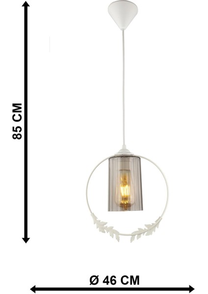 Beyaz ve Füme Renkli Akrilik Tekli Avize Seti, Şık ve Modern Aydınlatma Seçeneği fırsatları