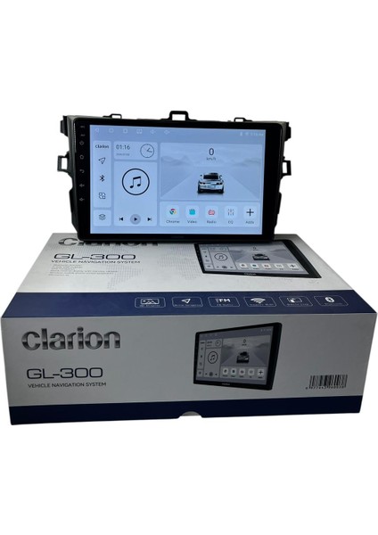 Toyota Corolla 2007-2013 Clarion 4-64 Tam Profesyonel Oem Multimedia