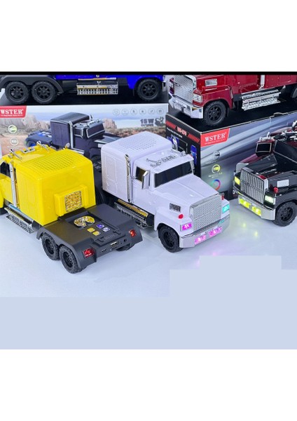 WS-570BT Tır Görünümlü Radyolu Bluetooth Hoparlör Beyaz indirimleri