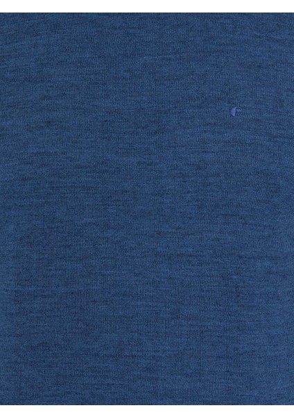 Erkek İndigo Slim Fit Bisiklet Yaka Basic Triko Kazak 50237038-VR028 modelleri