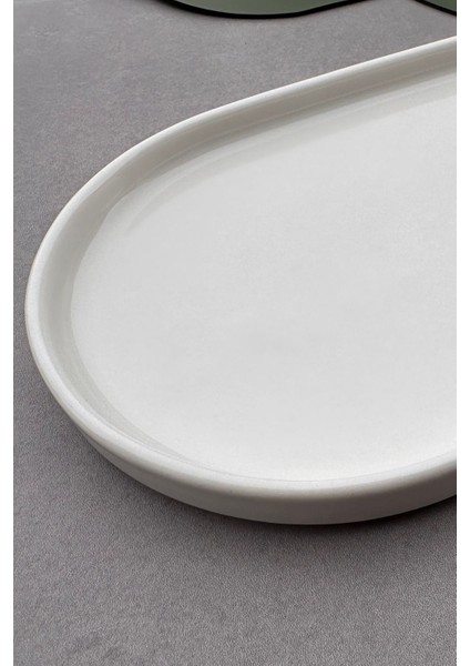 2'li Krem Kişisel Sunum Tabak Seti, 25 Cm, Şık ve Kullanışlı. modelleri